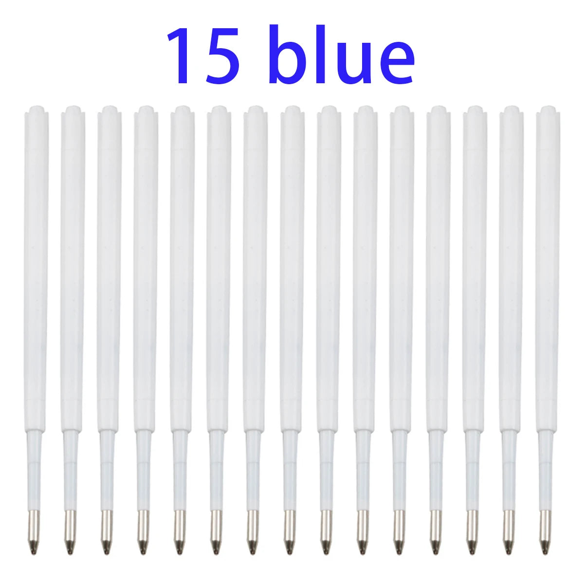 10-20pcs 0.7MM Ballpoint Pen Plastic G2 Refills Blue/Black Ink  for Pens Writting Parts Office Stationery
