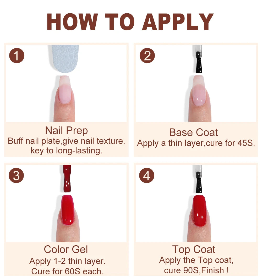 YOKEFELLOW  Pastel Gel Nail Polish Set 6 Colors Spring Summer Macaron Gel Nail Kit Soak Off Nail Art DIY Manicure Gift for Girl