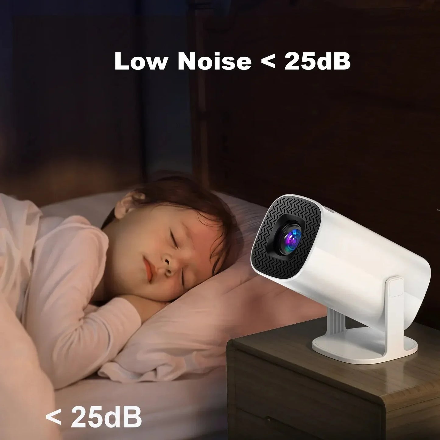 Salange-P30 Projetor LED de Home Theater, Estilo Livre, HDMI, USB, Adequado para Samsung, Xiaomi, IOS, Telefone Android, 720P, E