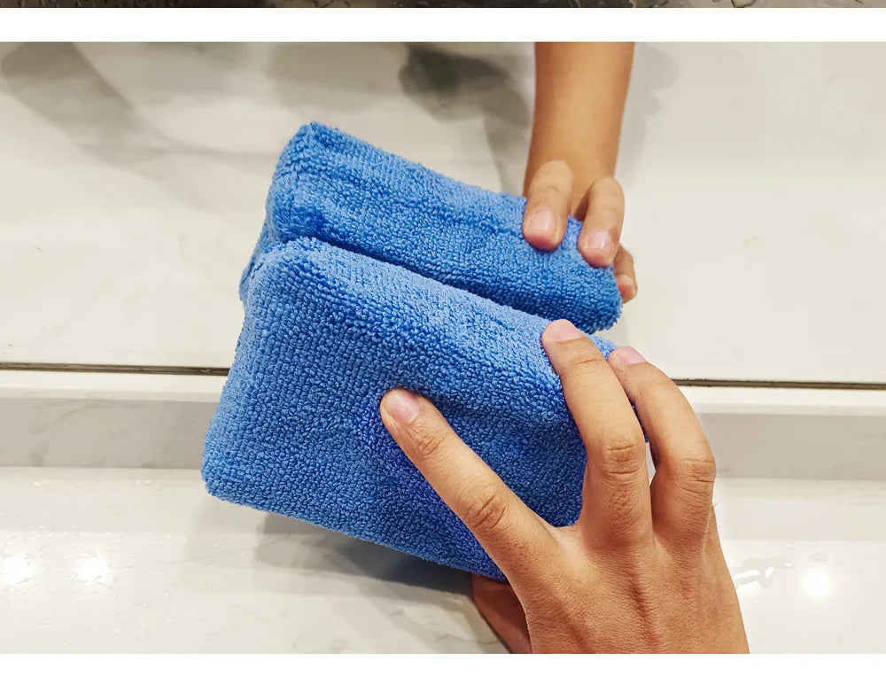 1/10Pcs Car Wax Applicator Pads Microfibre Polishing Sponges Soft Auto Detailing Waxing Sponge Cleaning Foam Car Paint Care Pad