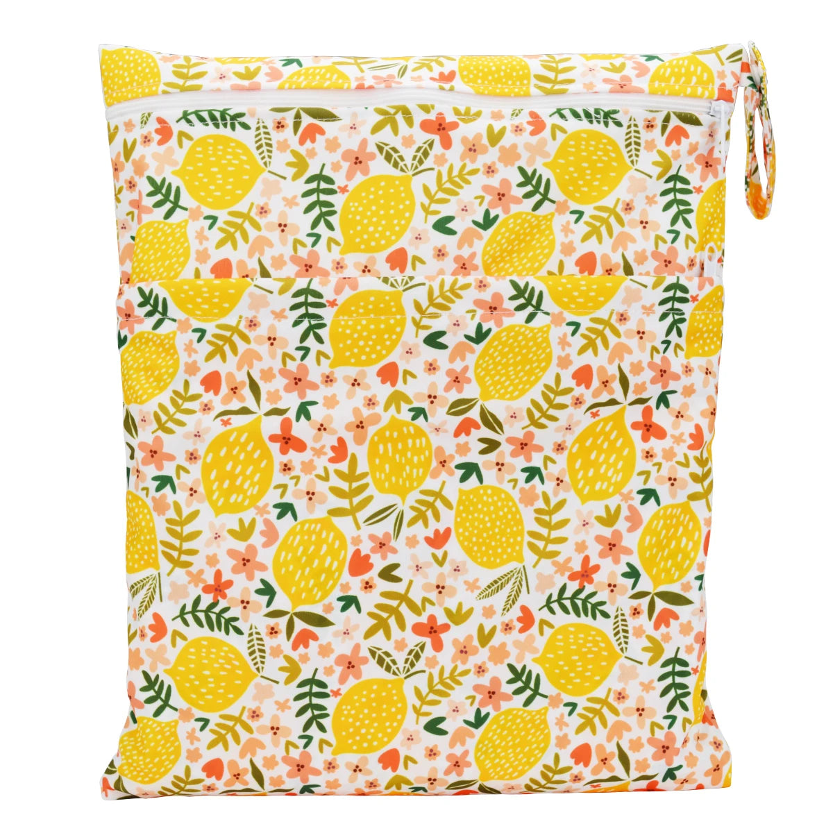 [Sigzagor] Wet Dry Bag With Two Zippered Baby Diaper Nappy Waterproof Reusable Washable