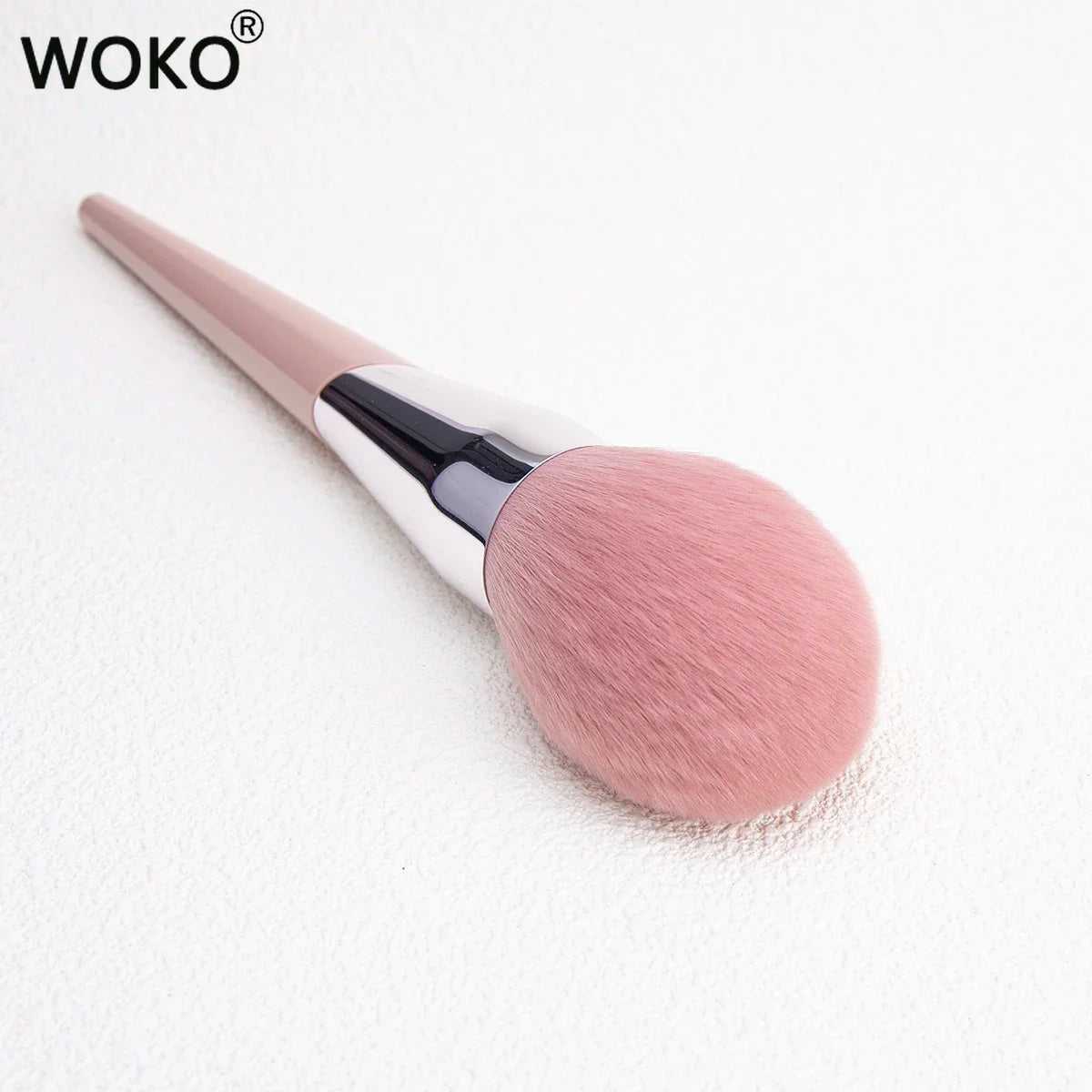 100# Large Powder Make Up Brush Big Powder Bronzer Brush Fluffy Pink Synthetic Hair Face Contour Bronzer Powder Makeup Tool