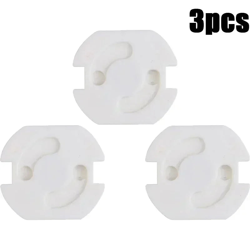 1/10pcs  Baby Safety Child Electric Socket Outlet Plug Protection Security Two Phase Safe Lock Cover Kids Sockets Cover Plugs