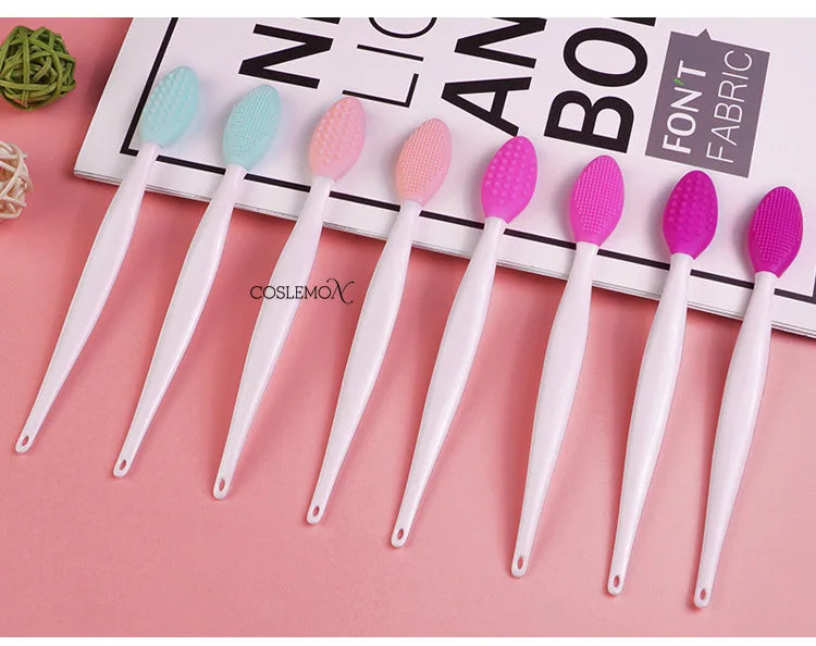 1/3pcs Silicone Cleansing Brush Beauty Skin Care Wash Face Blackhead Removal Scrub Soft Deep Cleaning Exfoliator Cleanser Tool