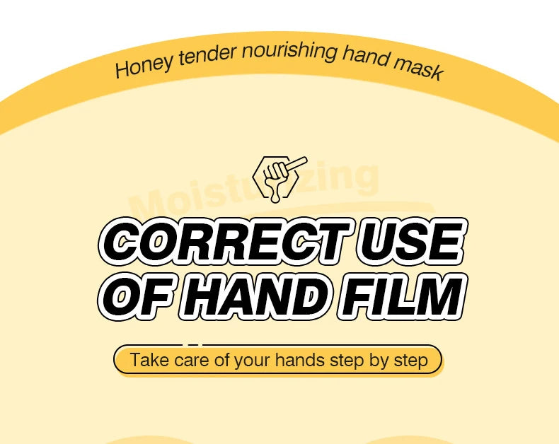 10 Pairs Honey Hand Mask Hands skincare Masks Moisturizing Nourishing Hydrating Tendering Smoothing Hands Skin Care Products