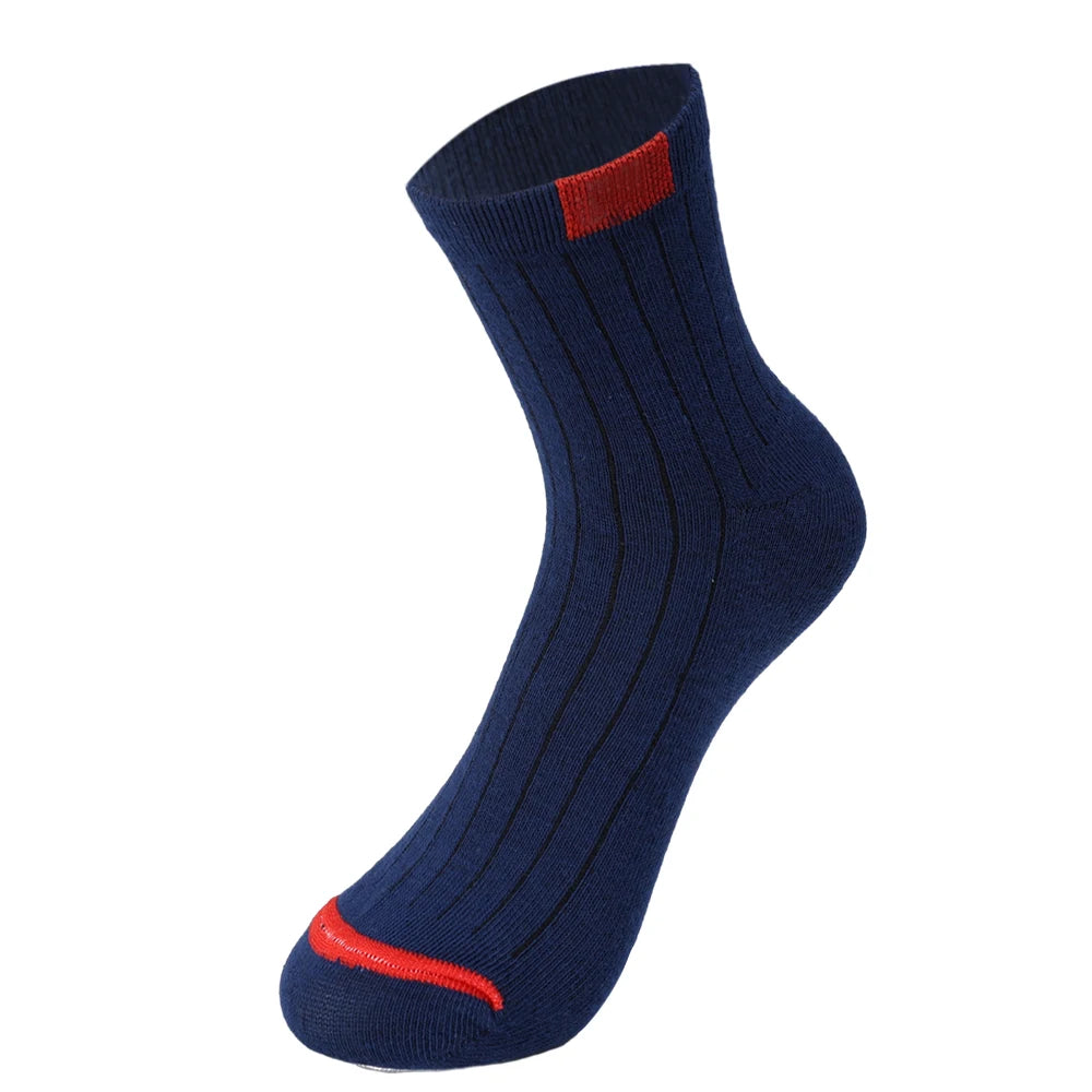 1/5pairs High Quality Men's Socks Casual Breathable Run Sports Socks Male Cotton Socks Winter Black Socks Men Large Size 38-45
