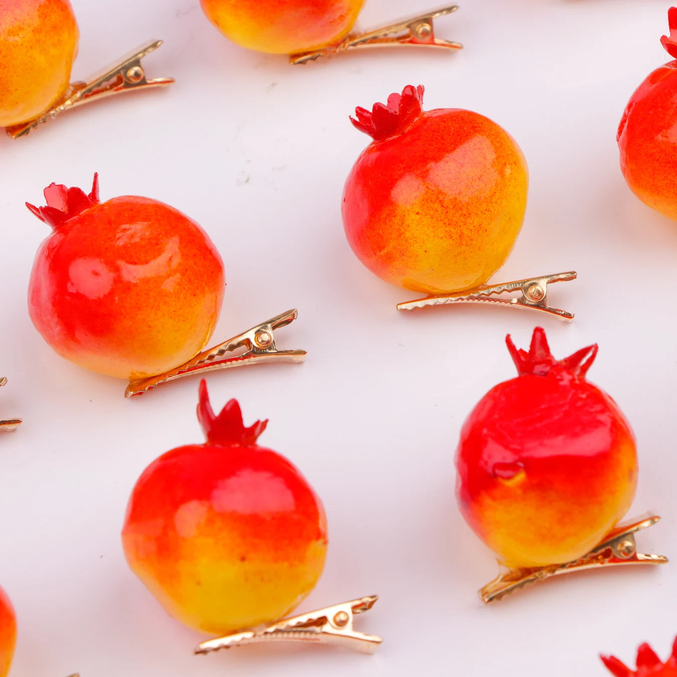 10/20/50/100Pcs/Lot Fashion New Style Cute Funny Fruit 3D Children Hairpin Women Girls Beautiful Duckbill Clip Headwear Gifts