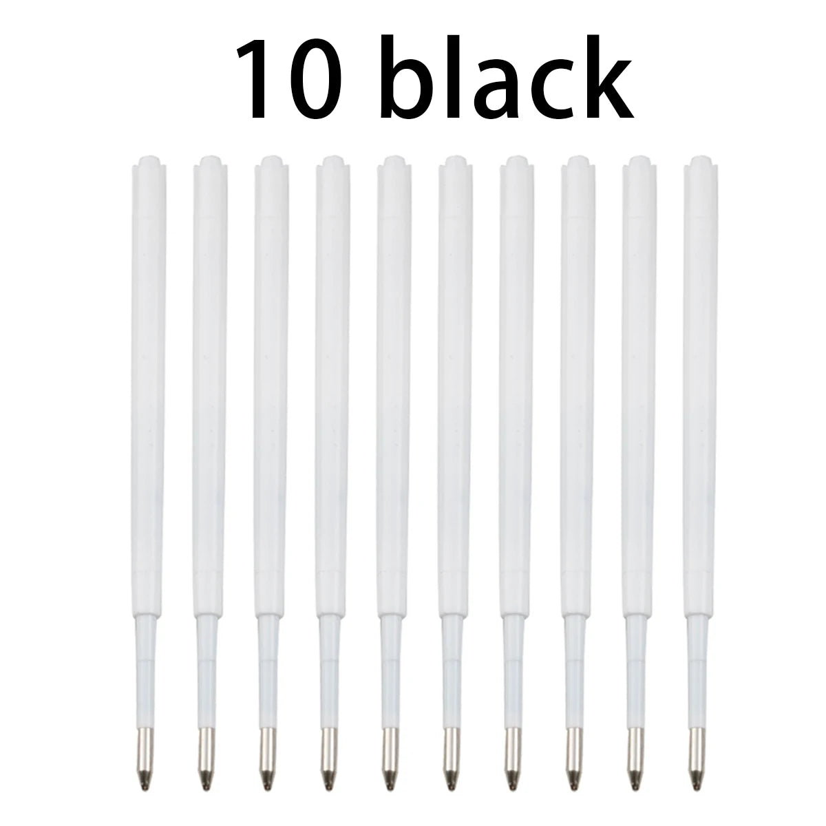 10-20pcs 0.7MM Ballpoint Pen Plastic G2 Refills Blue/Black Ink  for Pens Writting Parts Office Stationery