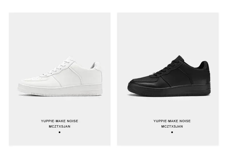 New Solid Color Fashion High Quality Men's Outdoor Walking Vulcanized Shoes Sneakers Casual Shoes Comfortable Lace-up