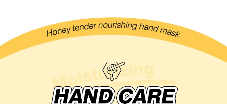 10 Pairs Honey Hand Mask Hands skincare Masks Moisturizing Nourishing Hydrating Tendering Smoothing Hands Skin Care Products