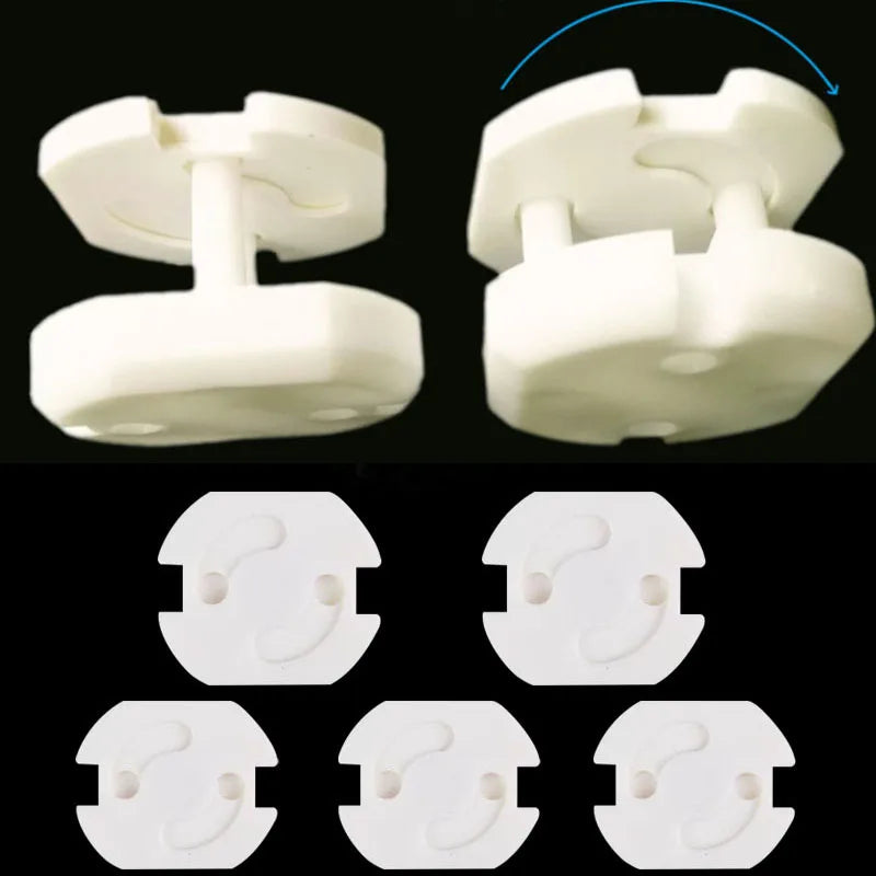 10 Pcs Baby Anti-shock Socket Cover Children's Safety European Regulations Socket Cover Power Supply Safety Cover Power Socket