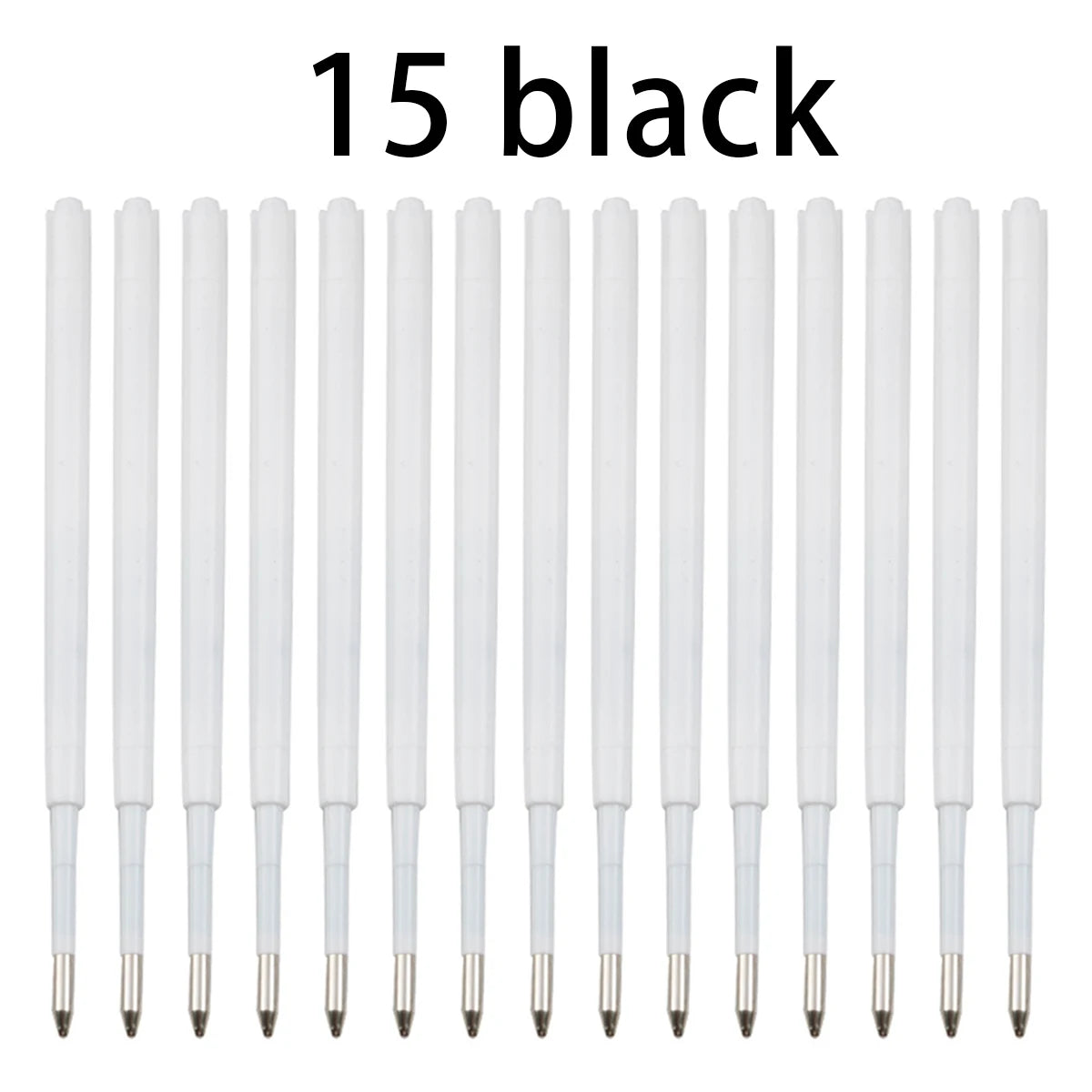 10-20pcs 0.7MM Ballpoint Pen Plastic G2 Refills Blue/Black Ink  for Pens Writting Parts Office Stationery