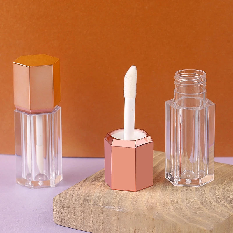 1/10PCS Empty Transparent PE Lip Gloss Tubes Plastic Lip Balm Tube Lipstick Mini Sample Cosmetic Container
