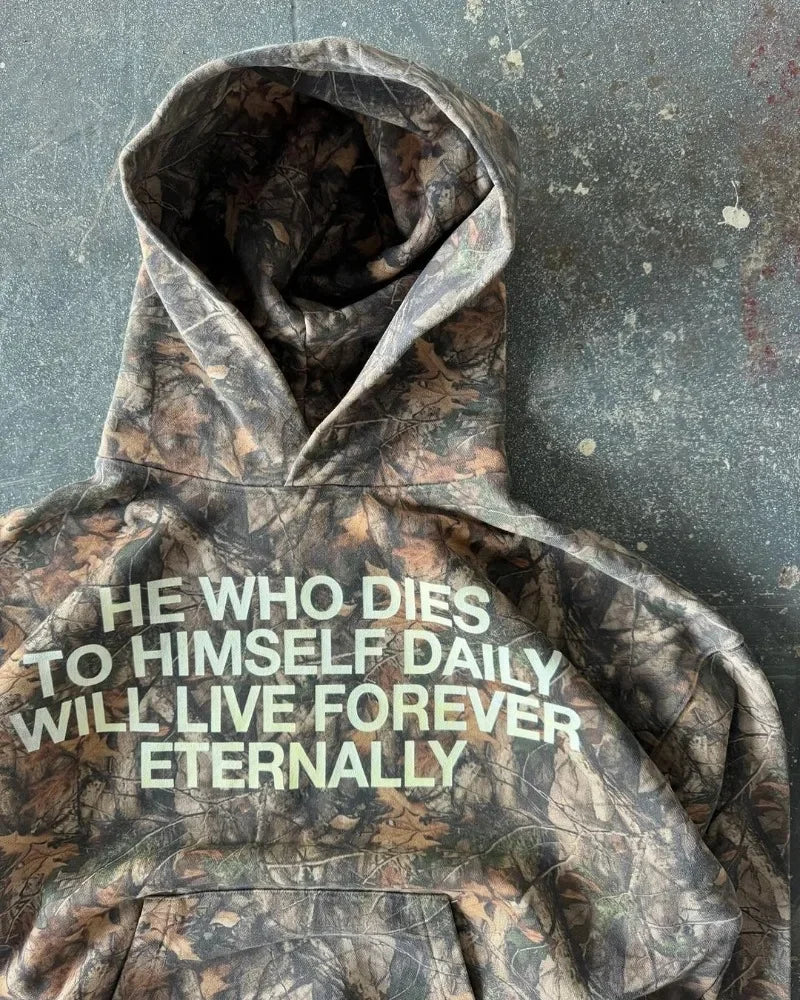 Y2K Hip Hop Retro Harajuku Hoodies Oversized Camouflage Pattern  Soft Warm Hooded Sweatshirt Fashionable Men  Women Street Wear