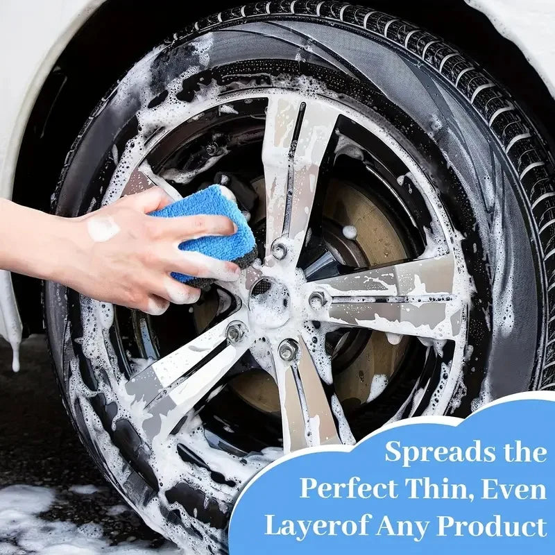 1/10Pcs Car Wax Applicator Pads Microfibre Polishing Sponges Soft Auto Detailing Waxing Sponge Cleaning Foam Car Paint Care Pad