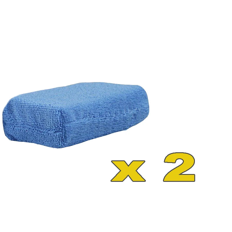 1/10Pcs Car Wax Applicator Pads Microfibre Polishing Sponges Soft Auto Detailing Waxing Sponge Cleaning Foam Car Paint Care Pad