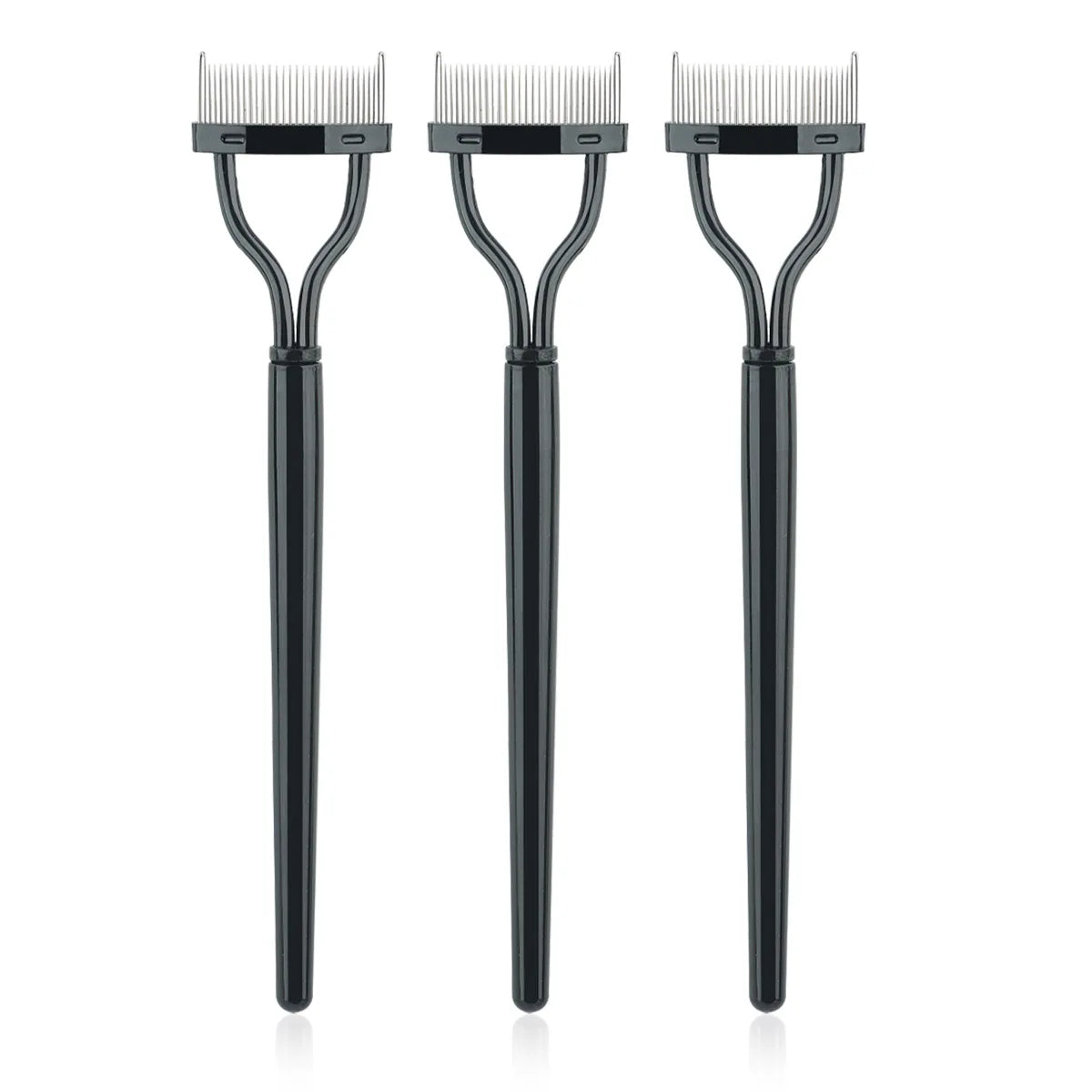 1/3 pcsPortable Eyelash Brush Comb  Eye Lash Stainless Steel Eyelash Combing Tools Eyelash Curler Makeup Lash Separator