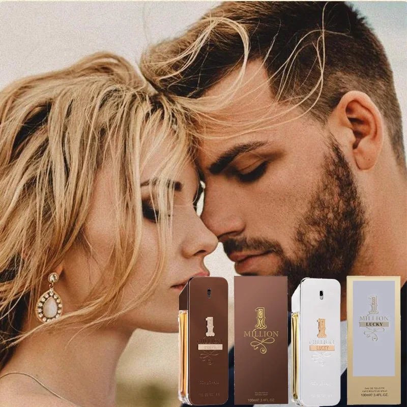 New Gold Millionaire Prive Men's Perfume 100ml Seductive Wood Leather Fragrance Lasting Fragrance High-end Valentine's Day Gift