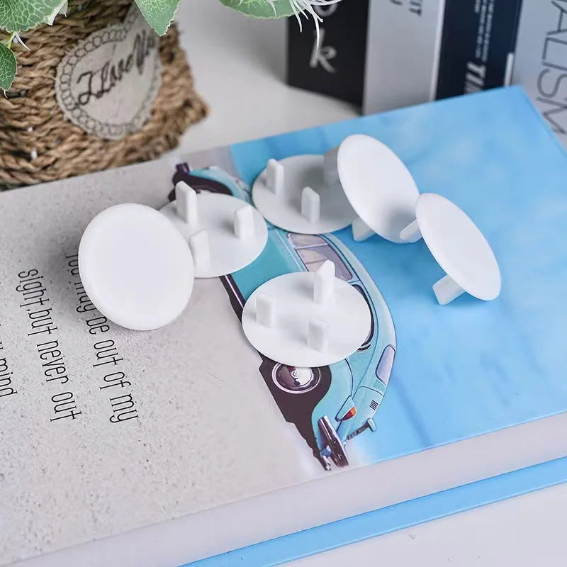 10 Pcs Baby Anti-shock Socket Cover Children's Safety European Regulations Socket Cover Power Supply Safety Cover Power Socket