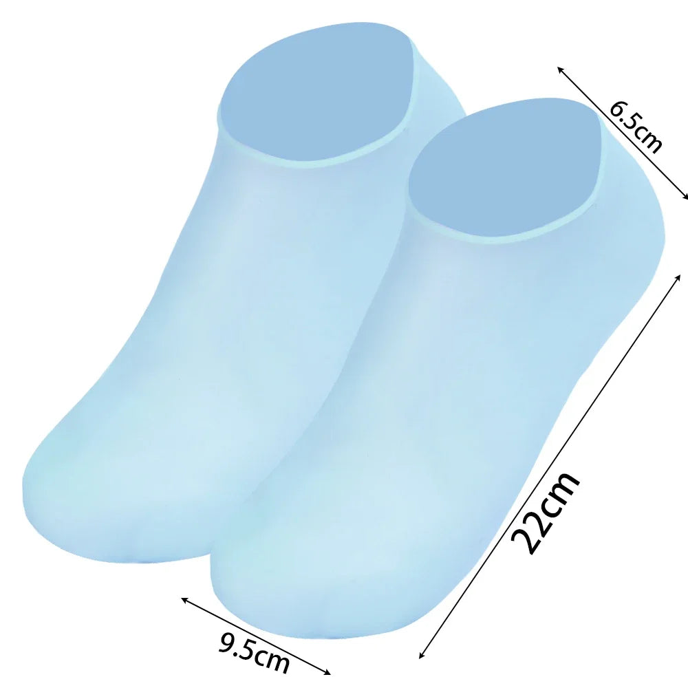 1/3pairs Silicone Moisturizing Foot Socks Anti Cracking Dry Dead Skin Foot Spa Tools Reusable Gel Stocking Protective Feet Cover