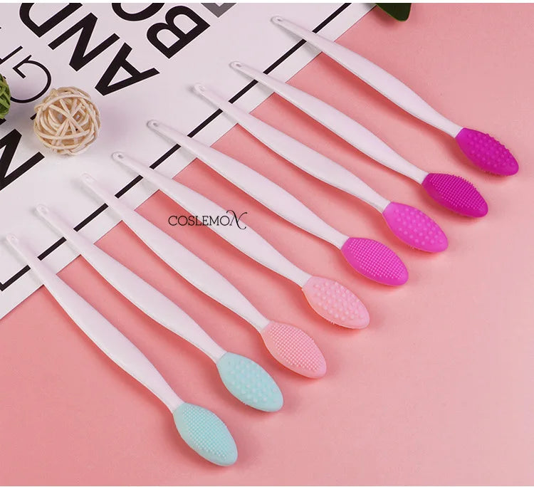 1/3pcs Silicone Cleansing Brush Beauty Skin Care Wash Face Blackhead Removal Scrub Soft Deep Cleaning Exfoliator Cleanser Tool