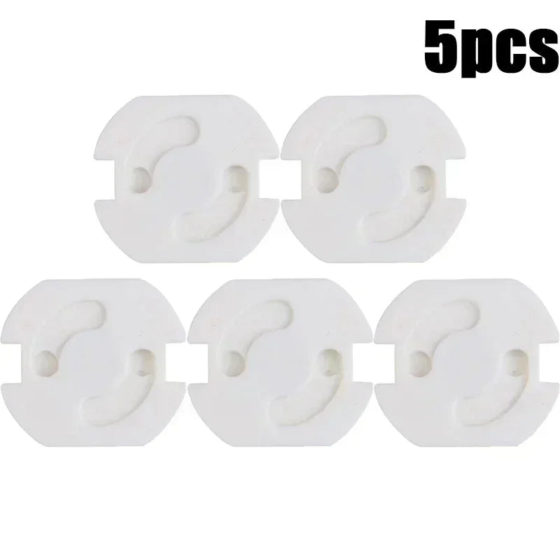1/10pcs  Baby Safety Child Electric Socket Outlet Plug Protection Security Two Phase Safe Lock Cover Kids Sockets Cover Plugs