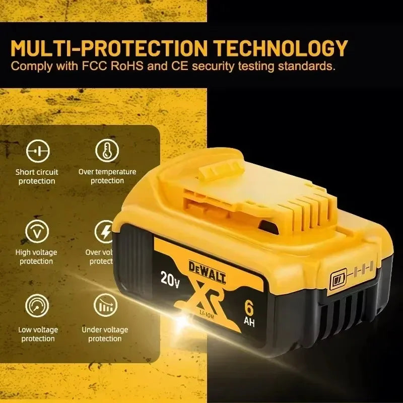100% original DEWALT 20V battery, dewalt power tool DCB606, DCB205，DCB206，DCBGene，DCB200 MAX，20V / 60V， 6AH,9AH,dewalt batteries