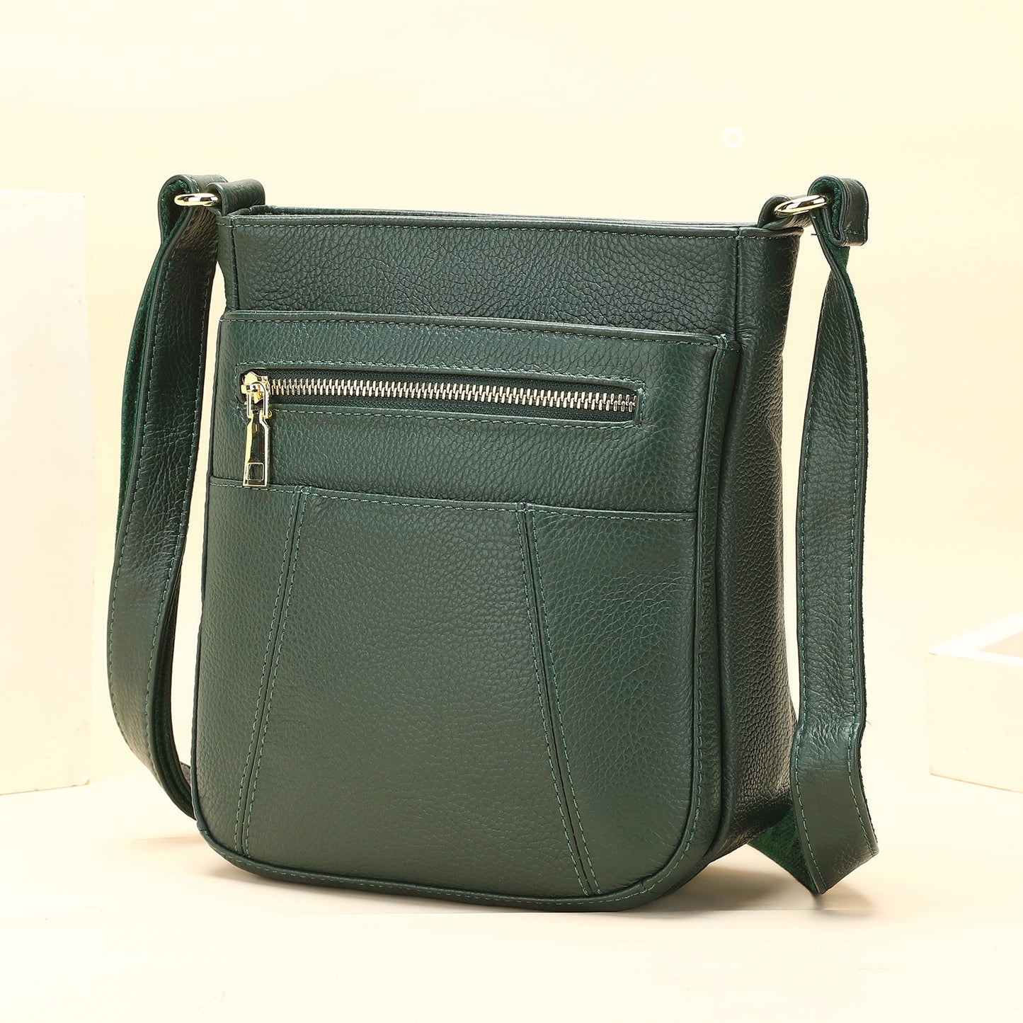 New Mother Style First Layer Cowhide Messenger Bag